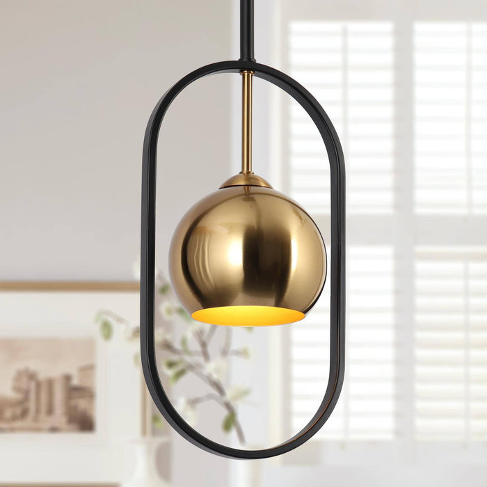Semeri 1-Light Gold Pendant Light