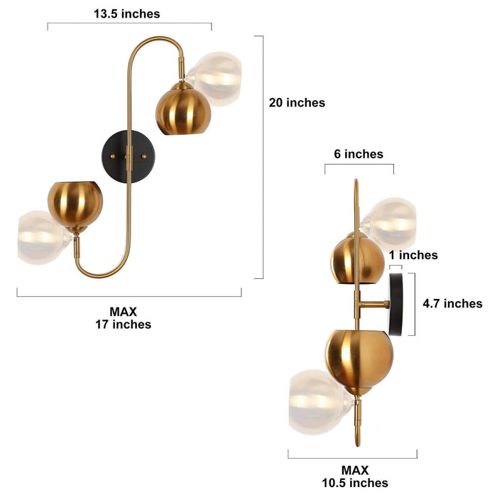 Semeri 2-Light Wall Sconce