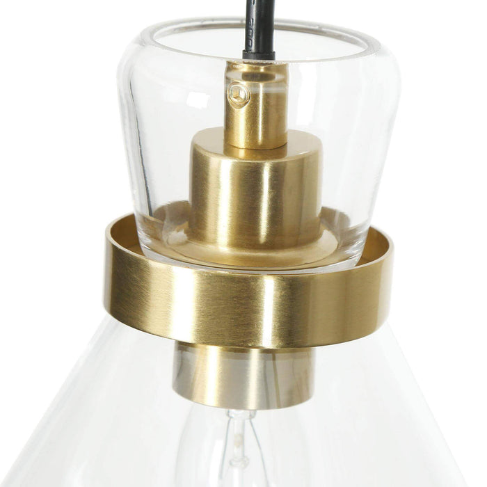 Thimbe 3-Light Brass Chandelier
