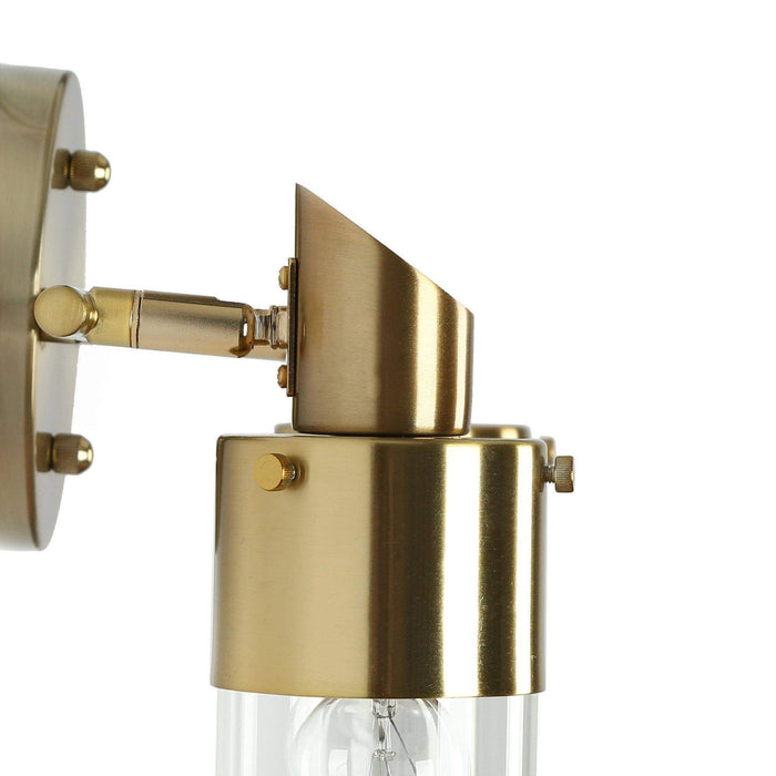 Iphige 2-Light Brass Bathroom Vanity Light