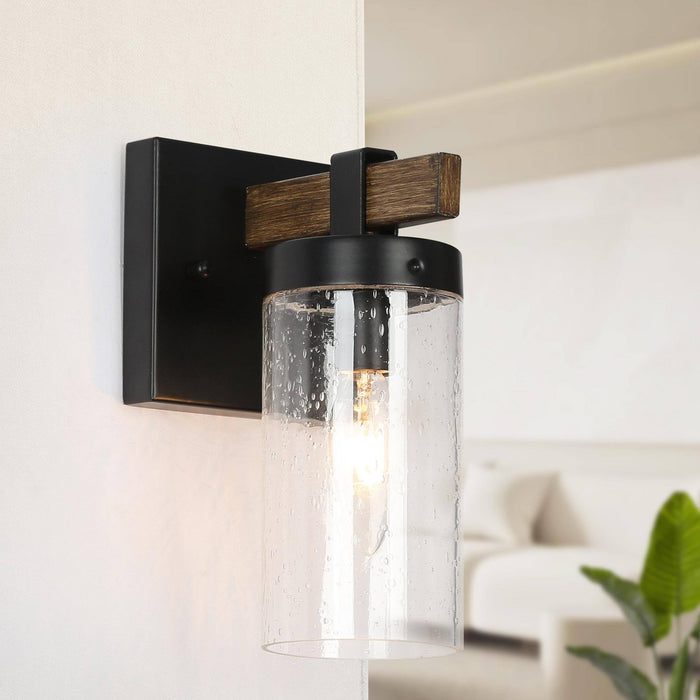Bonnie 1-Light Black Wall Sconce