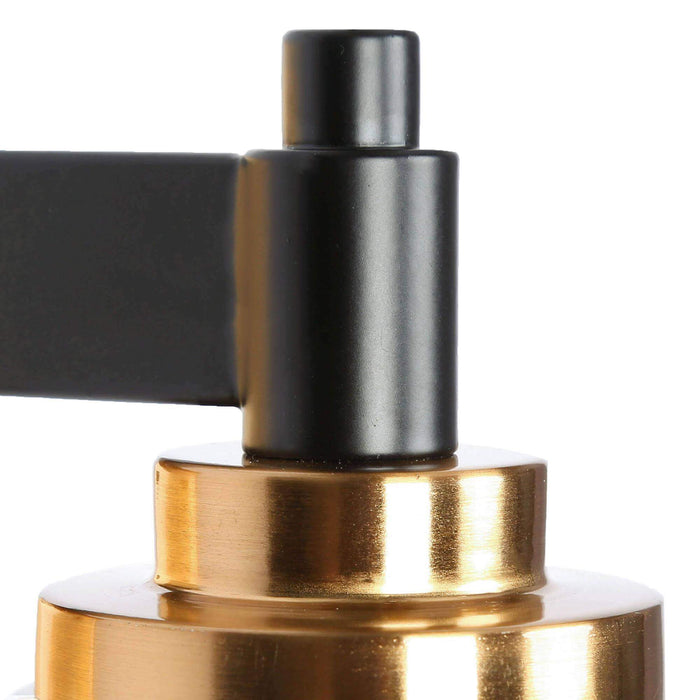 Tetoca 1-Light Wood and Black Wall Sconce