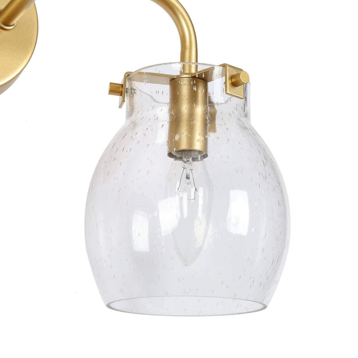Canina 2-Light Gold Bathroom Vanity Light