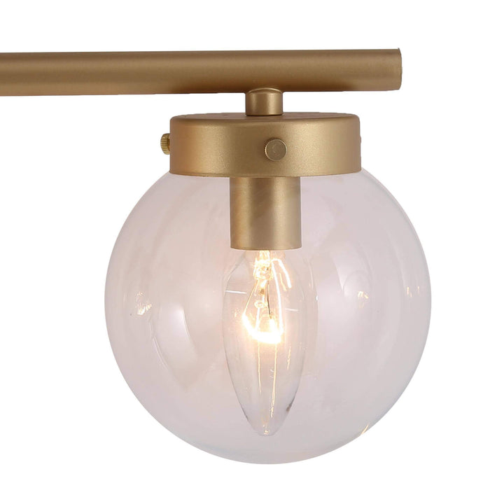 Thanto 4-Light Gold Bathroom Vanity Light