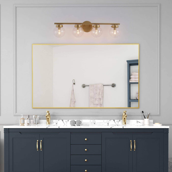 Thanto 4-Light Gold Bathroom Vanity Light