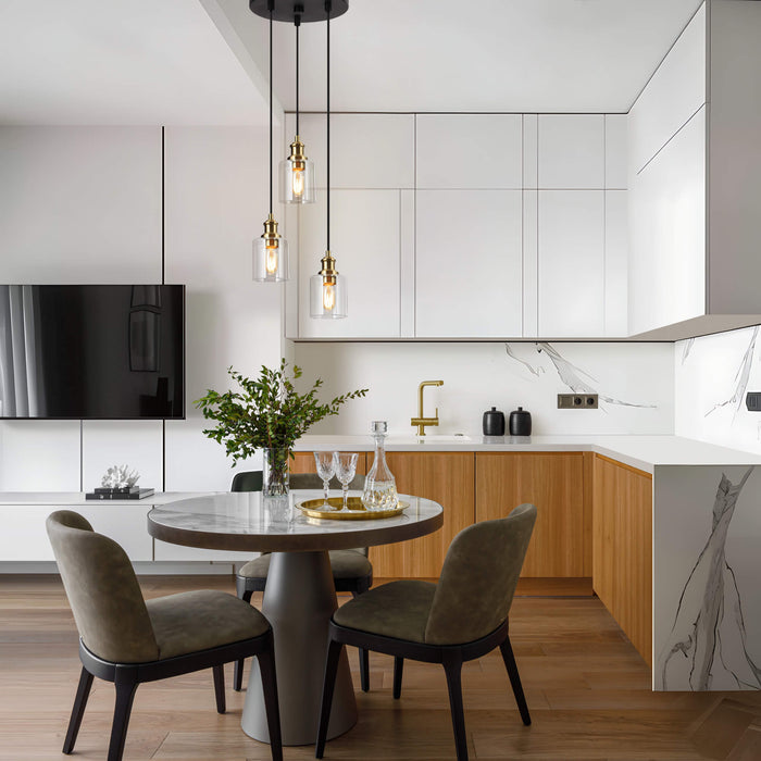 Arlimu 3-Light Brass Chandelier