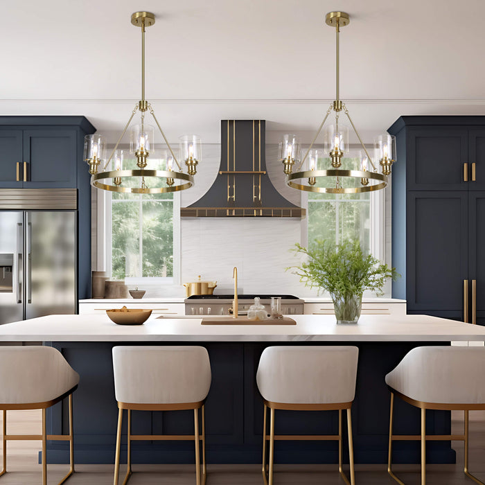 Arlimu 5-Light Brass Chandelier