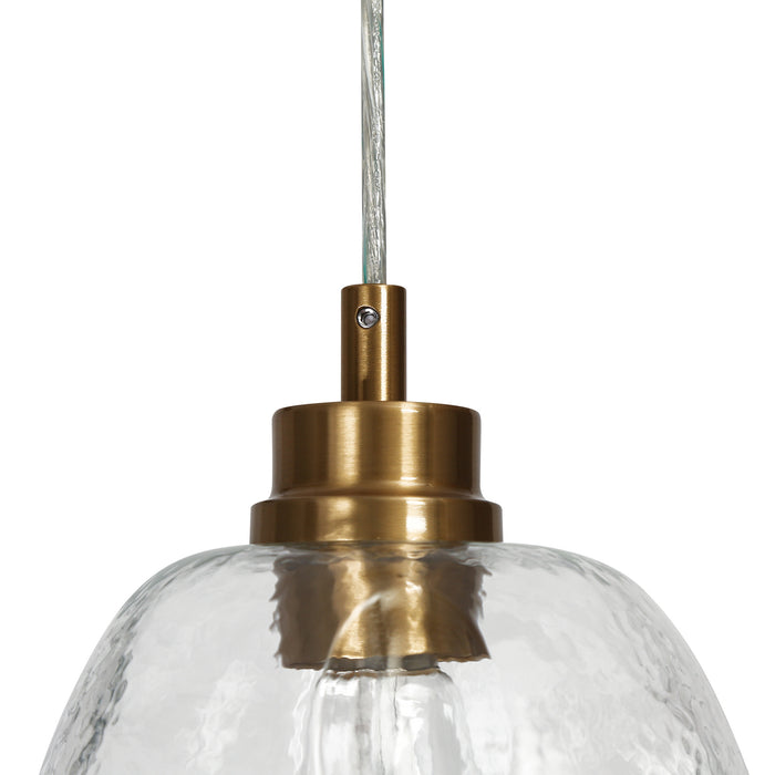 Fupoto 1-Light Brass Pendant Lights