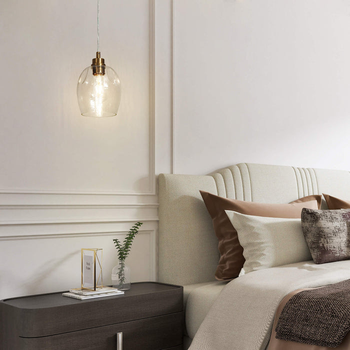 Fupoto 1-Light Brass Pendant Lights