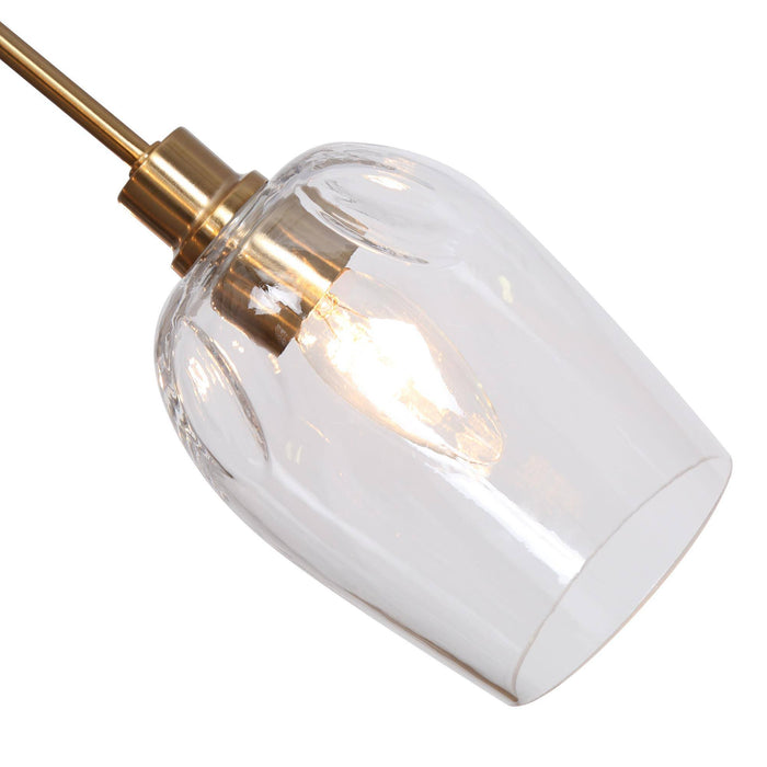 Fupoto 5-Light Brass Chandeliers