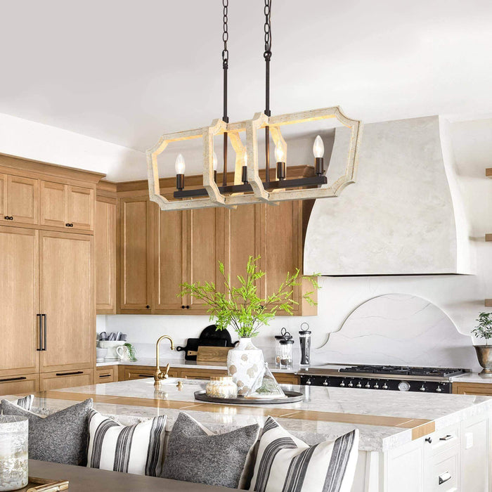Intega 5-Light White Island Light