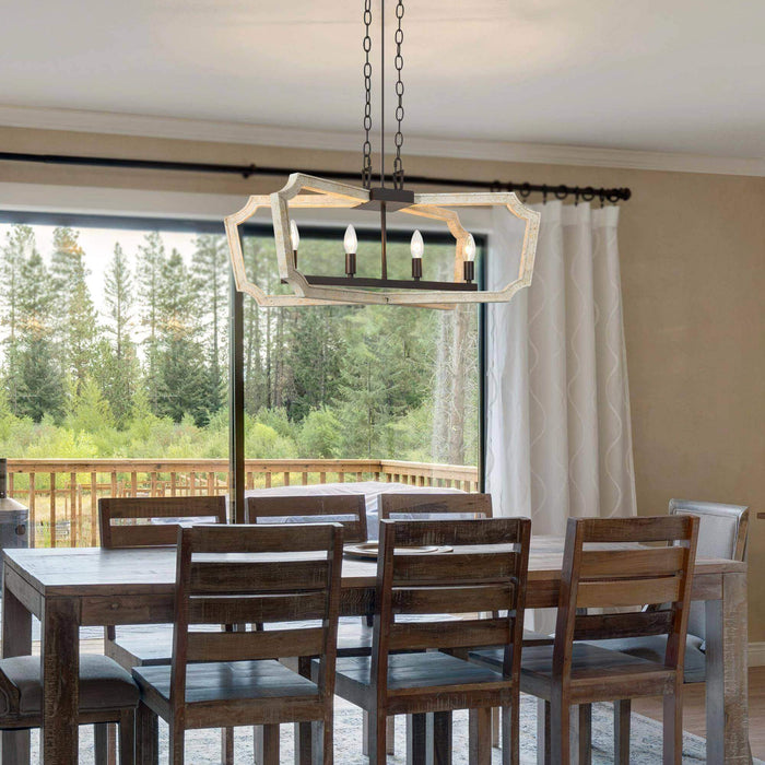 Intega 4-Light White Island Light