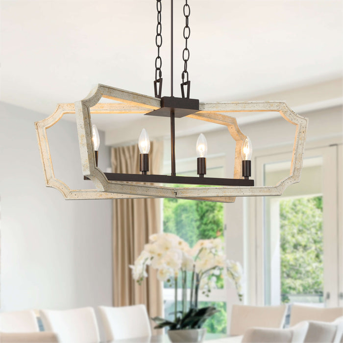 Intega 4-Light White Island Light
