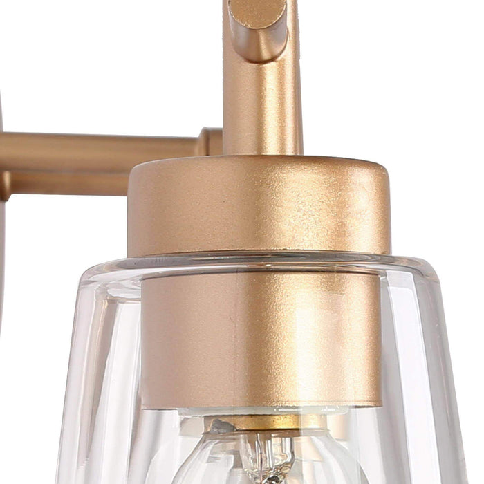 Barbau 4-Light Gold Bathroom Vanity Lights