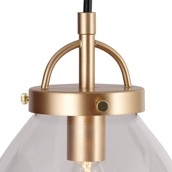Monani 1-Light Gold Pendant Light