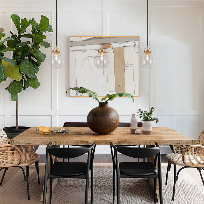 Monani 1-Light Gold Pendant Light