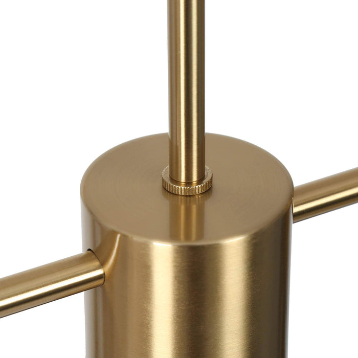 Selagy 5-Light LED Brass Island Light
