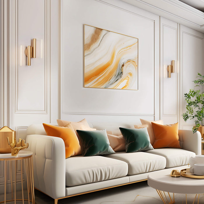 Calyro 2-Light LED Gold Wall Sconce