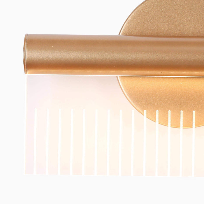 Calyro 1-Light LED Gold Acrylic Vanity Light