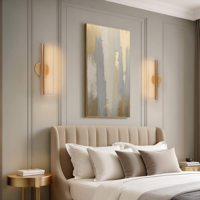 Calyro 1-Light LED Gold Vanity Light