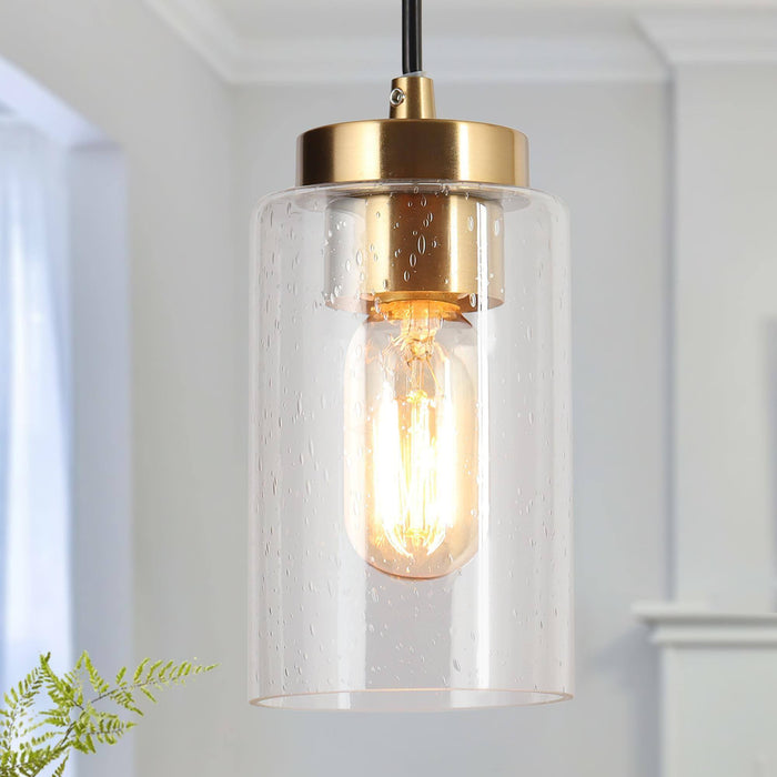 Hormos 1-Light Gold Pendant Lights
