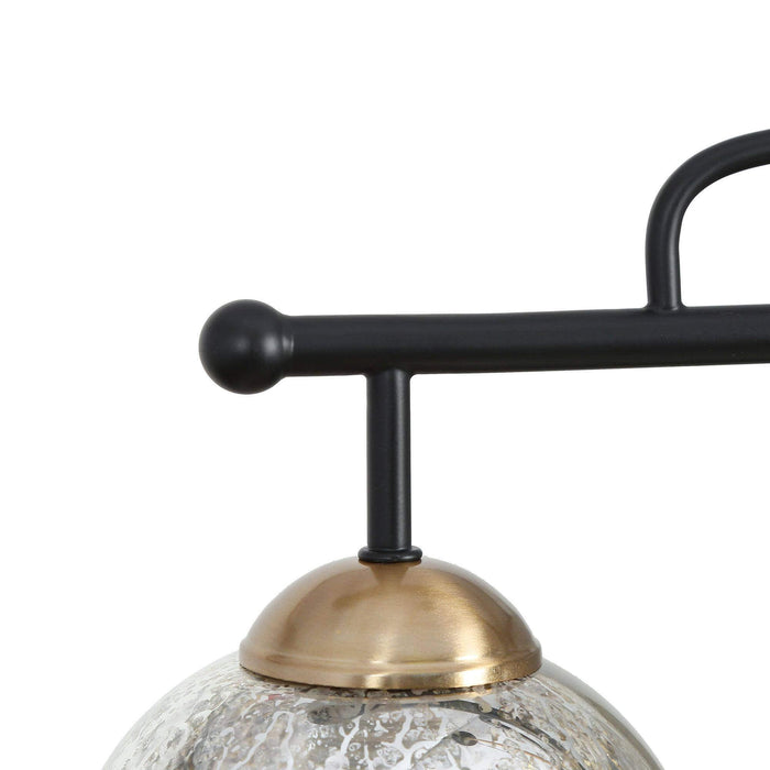 Deuday 3-Light Black And Brass Island Light