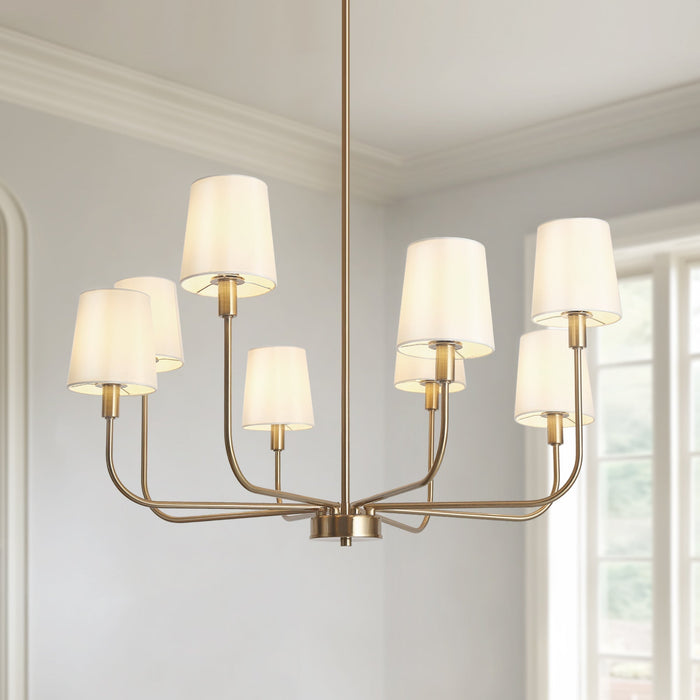 Stinkia 8-Light Brass Chandeliers