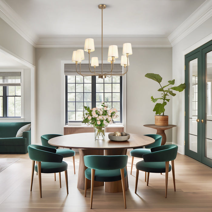Stinkia 8-Light Brass Chandeliers