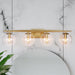 Kisiotlo 4-Light Gold Vanity Light