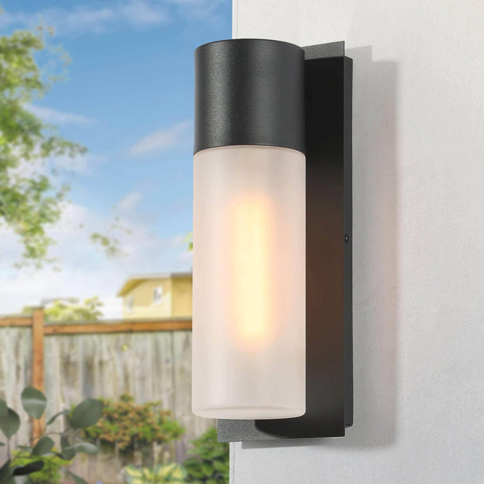 Areslyn 1-Light Black Outdoor Wall Lights