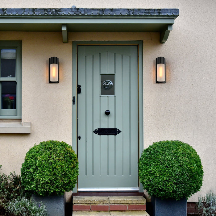 Areslyn 1-Light Black Outdoor Wall Lights