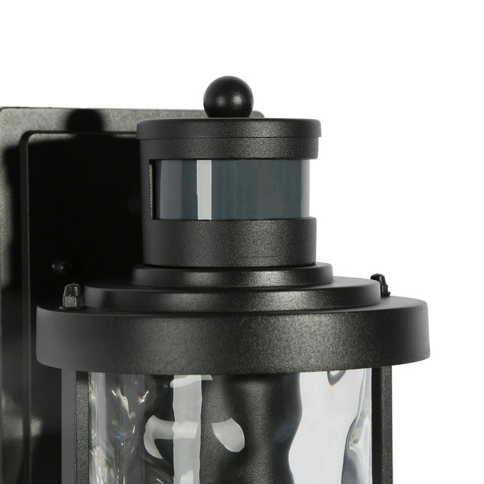 Zorlin 1-Light Transitional Black Outdoor Wall Lights