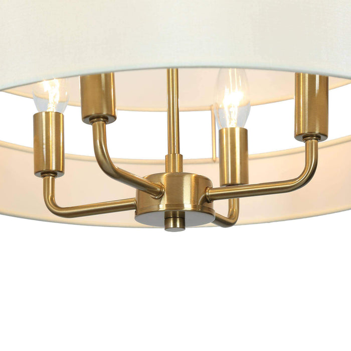 Fossa 4-Light Brass Chandelier