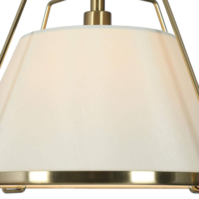 Fossa 1-Light Brass Pendant Light