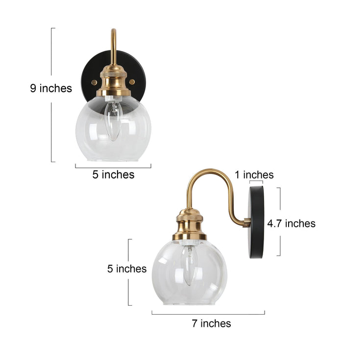 Boyce 1-Light Brass Wall Sconces
