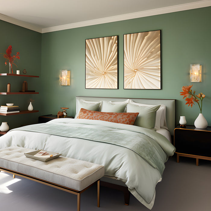Chromia 1-Light Gold Wall Sconce