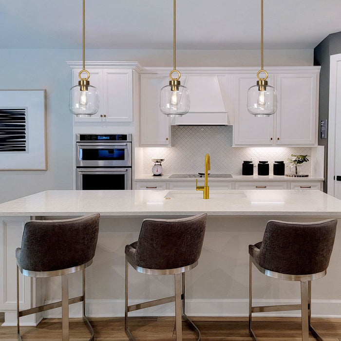Kromich 1-Light Brass Pendant Lights
