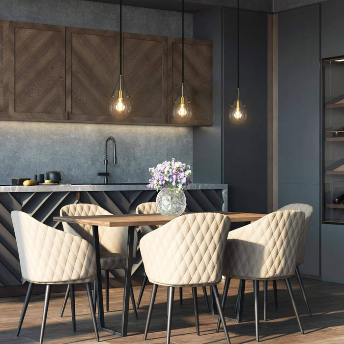 Colby 1-Light Brass Pendant Light