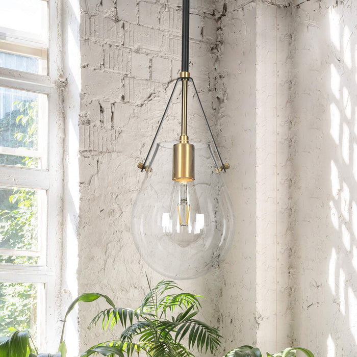 Colby 1-Light Brass Pendant Light