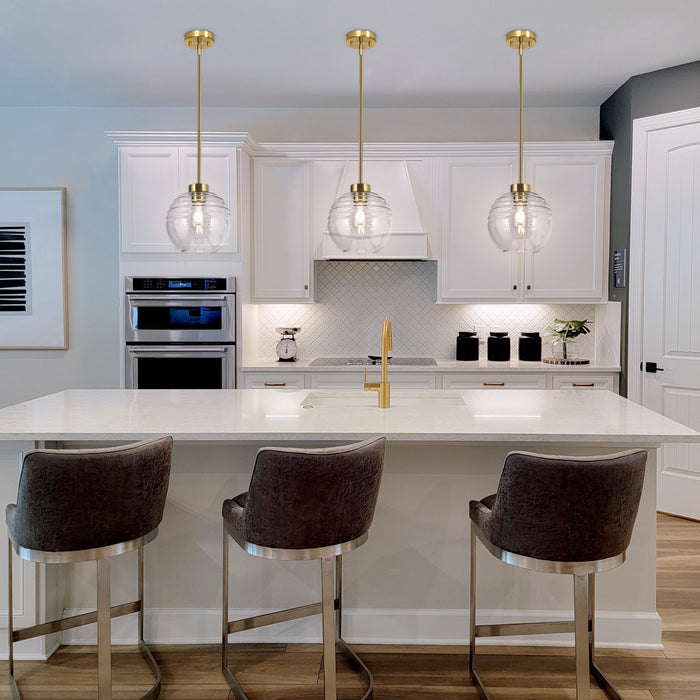 Braelia 1-Light Brass Pendant Lights