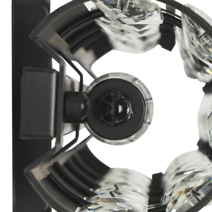 Chispa 3-Light Black Wall Sconce