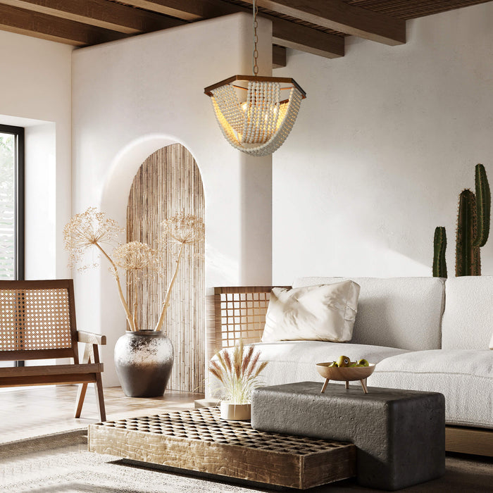 Zovesy 4-Light Gold Chandelier