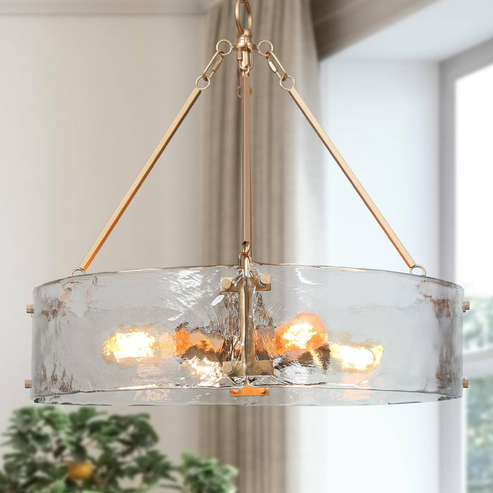 Sisyra 4-Light Gold Chandelier