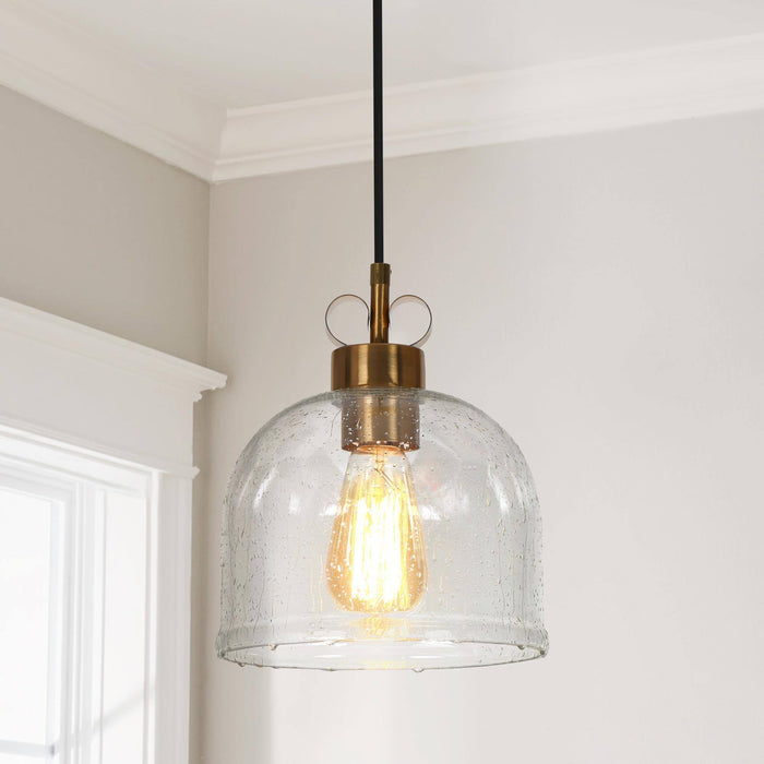 Mylene 1-Light Brass Pendant Lights