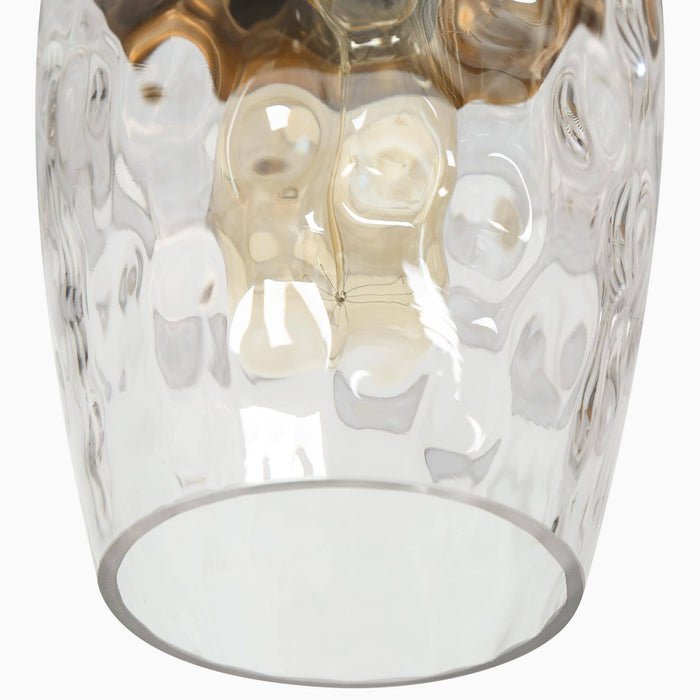 Fhbauos 1-Light Brass Pendant Light