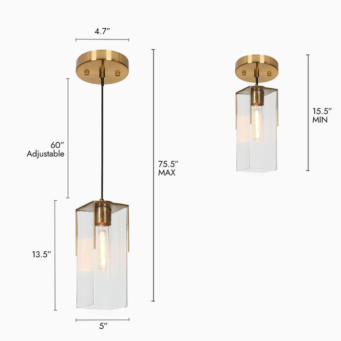 Athana 1-Light Brass Pendant Lights