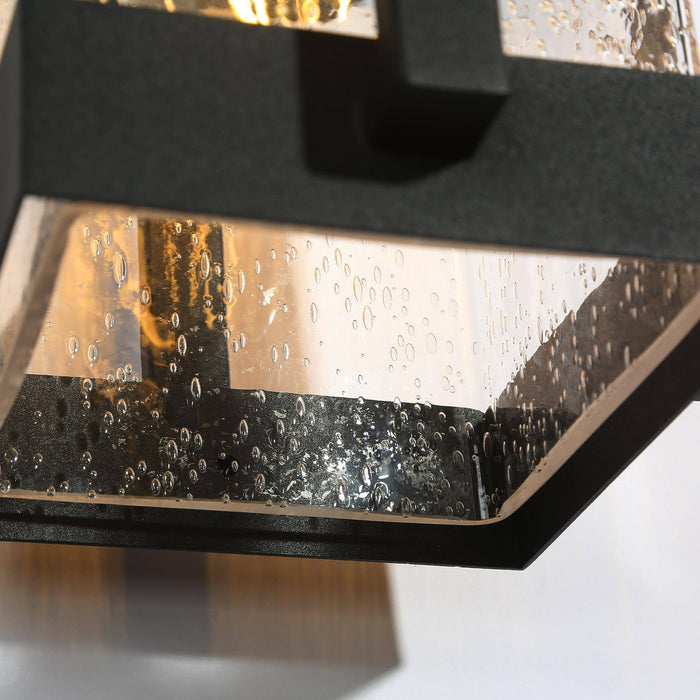 Velise 1-Light Black Outdoor Wall Lights