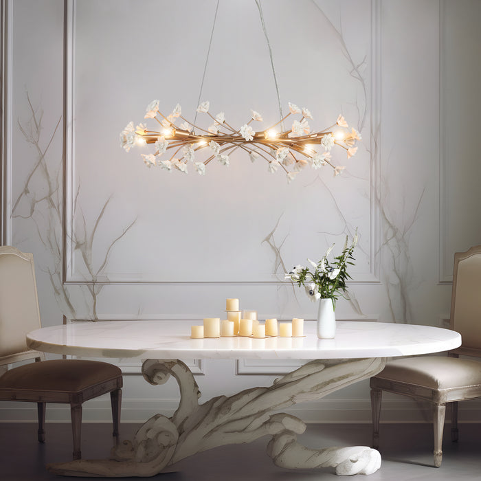 Arilen 6-Light Gold Island Light