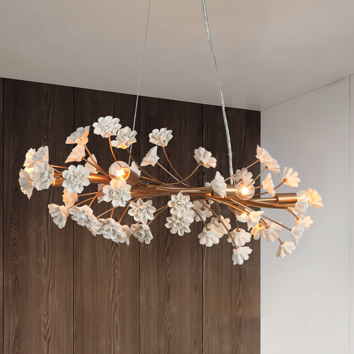 Arilen 6-Light Gold Island Light