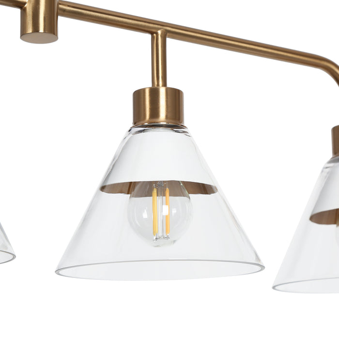 Senlian 5-Light White Island Lights